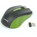 Mouse Omega OM419, optic, wireless, 1000 dpi, negru/ verde