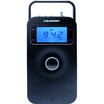 Blaupunkt Portable Radio PP10BK, FM PLL SD/USB/AUX with battery, black