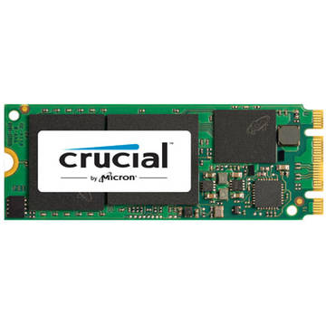 SSD Crucial SSD MX200 500GB M.2 Type 2260 SATA3, 555/500MBs, IOPS 100/87K