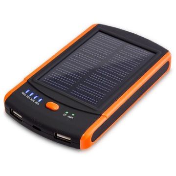 Baterie externa POWERNEED Power Bank S6000,  6000mAh cu panou solar 0.7W