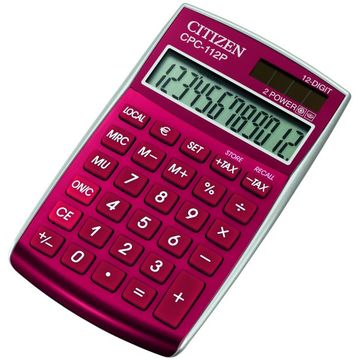 Calculator de birou Citizen CPC112PURPLE, 12 cifre, mov