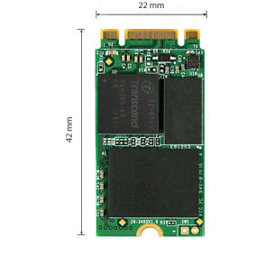 SSD Transcend  M.2 2242 SATA 6GB/s, 256GB, MLC (read/write; 560/320MB/s) TS256GMTS400