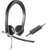 Casti Logitech H650e, headset, cu microfon, stereo, usb