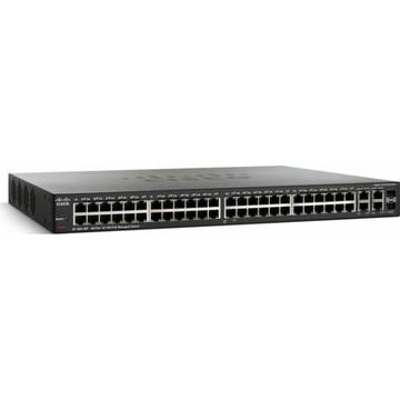 Switch Cisco SF300-48PP 48-port 10/100 PoE+ Managed Switch w/Gig Uplinks