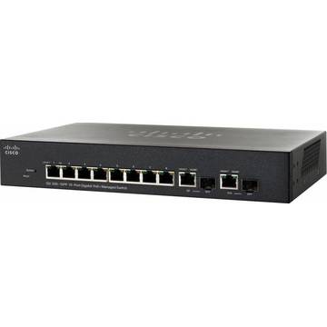 Switch Cisco SG300-10PP 10-port Gigabit PoE+ Managed Switch SG300-10PP-K9-EU