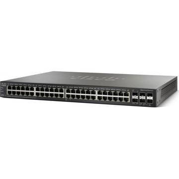 Switch Cisco SG500X-48 48x10/100/1000, 4x10Gig SFP+ Stackable Managed Switch SG500X-48-K9-G5