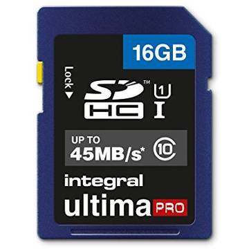 Card memorie Integral UltimaPro SDHC, 16 GB, clasa 10, UHS-I