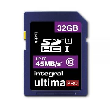 Card memorie Integral UltimaPro SDHC, 32 GB, clasa 10, UHS-I