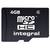 Card memorie Integral micro SDHC, 4 GB, clasa 4
