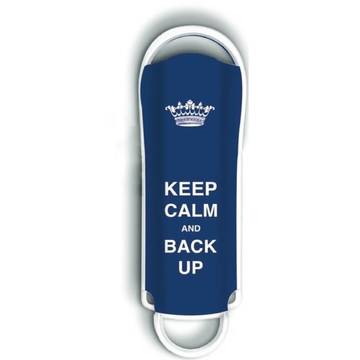 Memorie USB Integral Memorie USB Xpression Keep Calm, 8 GB, USB 2.0, albastru