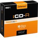 Intenso CD-R, 10 bucati, 52x, 700 MB