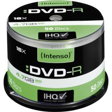 Intenso DVD-R, 50 bucati, 16x, 4.7 GB