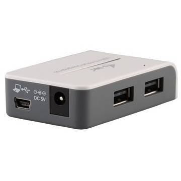 iTec HUB USB 2.0 Charging 4 porturi cu adaptor alimentare, suport distanta 12m