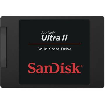 SSD SanDisk Ultra II Plus, 240GB, SATA III , Speed 550/500MB, 2.5 inch,7 mm