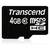 Card memorie Transcend micro SDHC, 4 GB, clasa 10