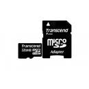 Card memorie Transcend Micro SDHC 32 GB, clasa 10, cu adaptor
