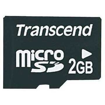 Card memorie Transcend Micro SD, 2 GB