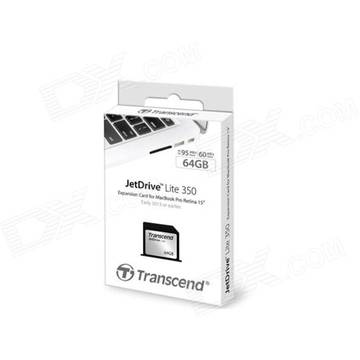 Card memorie Transcend JetDrive Lite 350, 64 GB, pentru Apple MacBook Air Pro Retina