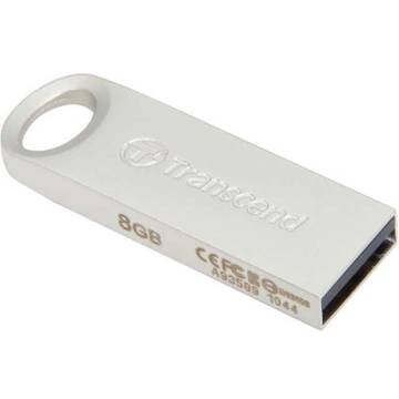 Memorie USB Transcend Memorie USB JetFlash 520, 8 GB, USB 2.0, argintiu