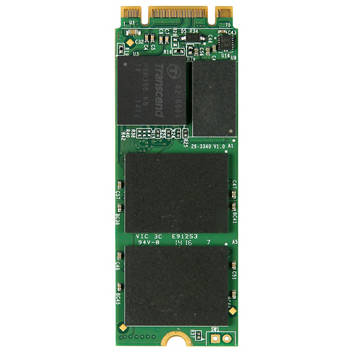 SSD Transcend SSD M.2 SATA 6GB/s, 2280-D2-B-M, 512GB, MLC (read/write; 520/80MB/s)