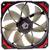 Cooler Carcasa ID-Cooling NO-12025K 120mm PWM fan