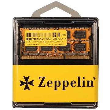Memorie laptop SODIMM ZEPPELIN  DDR3/1600 2048M    (life time, dual channel) ZE-SD3-2G1600