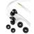 Casti Veho 360' Z-1 Earbuds (black/white)