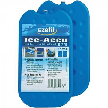 Lada frigorifica Ezetil Elementi de racire Ice Akku G270 pentru lada frigorifica, 2 x 245 g