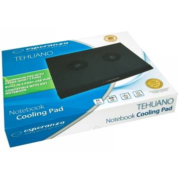 ESPERANZA Cooling pad Techuano EA110, 2 ventilatoare
