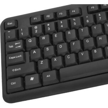 Tastatura ESPERANZA standard TK101, USB, 104 taste, Negru