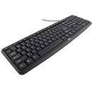 Tastatura ESPERANZA ergonomica TK102 PS/2, 107 taste, Negru