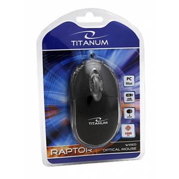 Mouse ESPERANZA RAPTOR 3D  TM102K, USB, 1000 dpi, Negru