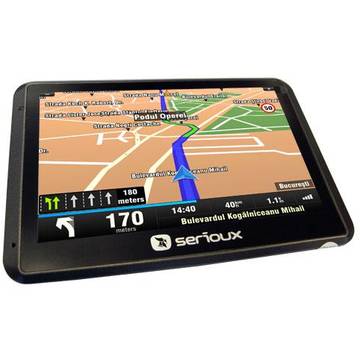 Serioux Navigator GPS UrbanPilot Q550T2FE, 5 inch, Mstar 2531 800 Mhz, full Europe