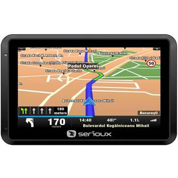 Serioux Navigator GPS UrbanPilot Q550T2FE, 5 inch, Mstar 2531 800 Mhz, full Europe