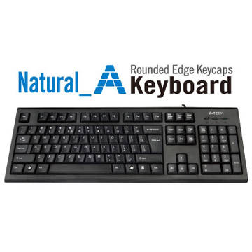 Tastatura A4Tech KR-85, USB, neagra