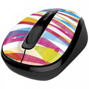 Mouse Microsoft GMF-00405, USB, Bansage Stripe