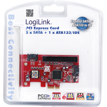 LogiLink Adaptor PCI-Express 2xSATA2 & ATA 133