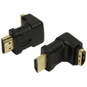 LogiLink Adaptor HDMI (M/T) 90 de grade