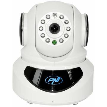 Camera de supraveghere PNI IP751W, 720p, P2P, PTZ, slot card, wireless, email, FTP, de interior