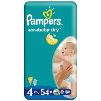 PAMPERS Scutece Active Baby 4+ Value Pack 45 buc
