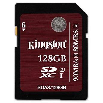Card memorie Memory card Kingston SDXC 128GB UHS1 CL3, Speed 90/80MBs SDA3/128GB