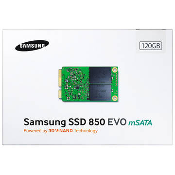 SSD Samsung SSD 850 Evo, 120GB, mSATA, Speed 540/520MB