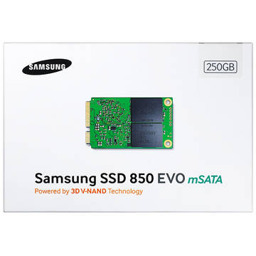 SSD Samsung  850 Evo, 250 GB, mSATA, Speed 540/520MB