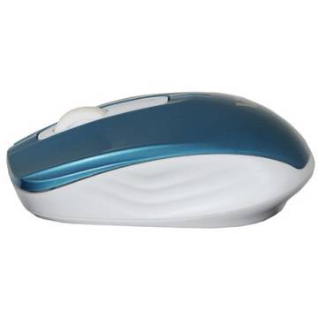 Mouse V7 MV3040-24G , optic, wireless, 1200 dpi, albastru/ gri