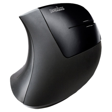 Mouse Perixx Perimice713, optic, wireless, 2000 dpi, vertical, negru