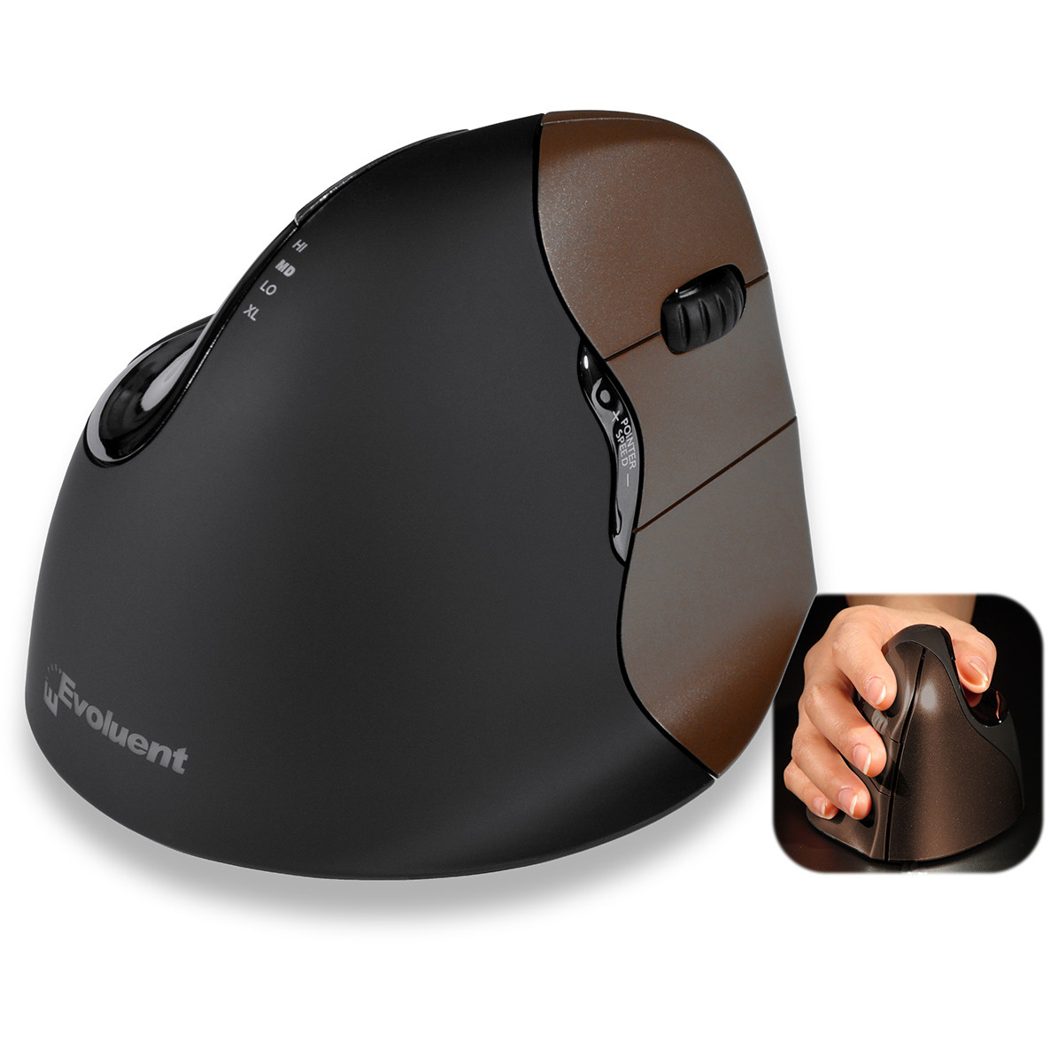Mouse Vertical Mouse 4 Small, wireless, pentru mana dreapta