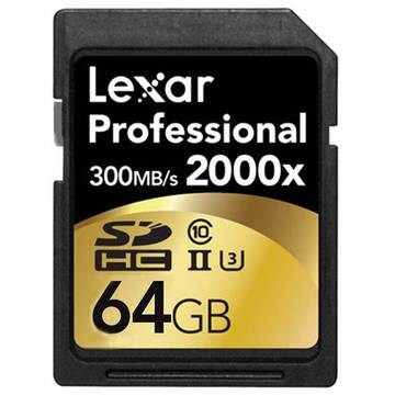 Card memorie Lexar MicroSD 64GB, 2000x