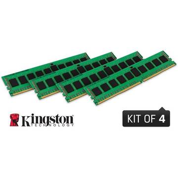 Kingston Memorie server KVR21R15S4K4/32, DDR4, RDIMM, 32GB, 2133 MHz, CL 15, 1.2V, ECC, Kit