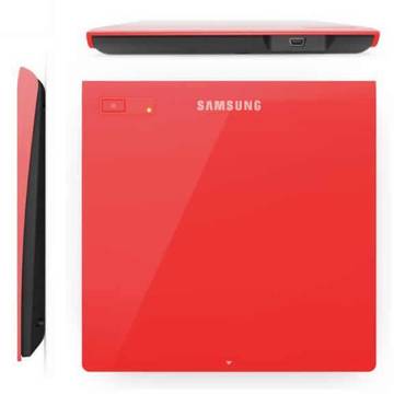 Samsung Unitate optica externa SE-208GB, USB2.0, rosu