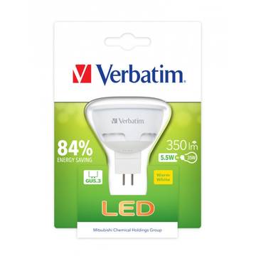 Verbatim Bec LED 52609 MR16, GU5.3, putere 5.5 W, 350 lumeni
